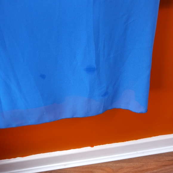 Quiz Floaty Dress Cobalt Blue Size 10 Strappy Embellished Prom Wedding Cruise - Picture 7 of 16